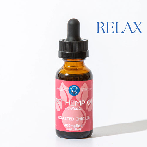 Organic Hemp Oil 400mg For Dogs | Roasted Chicken - Relax