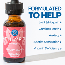 Load image into Gallery viewer, Organic Hemp Oil 400mg For Dogs | Savory Salmon - Play 
